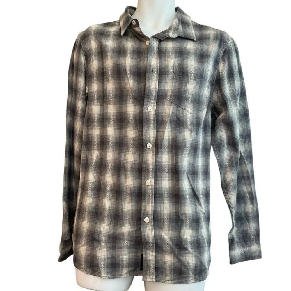 Jachs New York Mens Medium Aztec Flannel Shirt Long Sleeve Button Front NWT